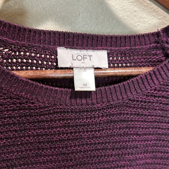 Ann Taylor LOFT size medium tunic sweater - Picture 2 of 7